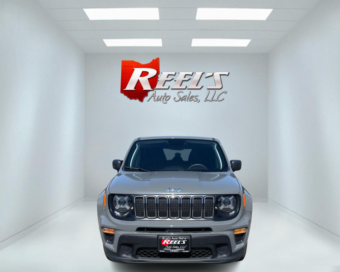 2020 Gray /Black Jeep Renegade Sport (ZACNJBABXLP) with an 2.4L I4 DOHC 16V Multi-Air engine, 9 Speed Automatic transmission, located at 11115 Chardon Rd. , Chardon, OH, 44024, (440) 214-9705, 41.580246, -81.241943 - Photo#1